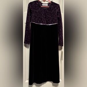 NWT Amy Byer Girls Velvet Dress